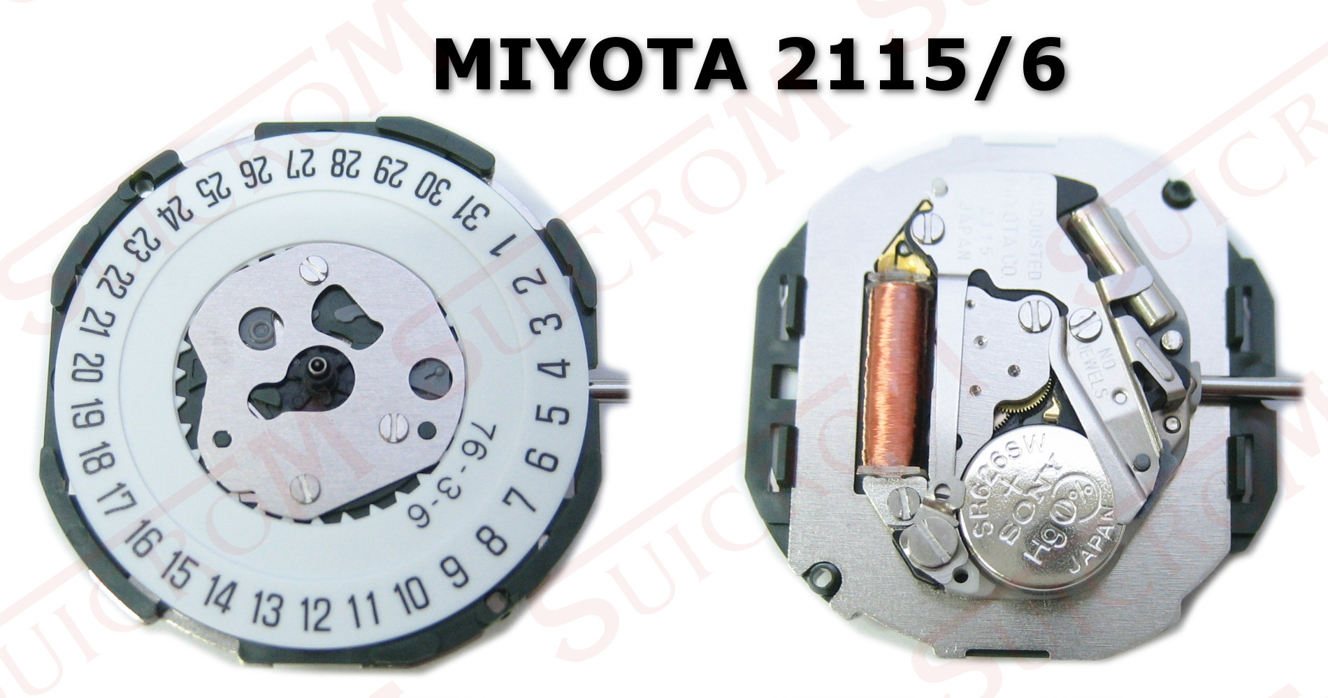 Movimiento Miyota 2115/6