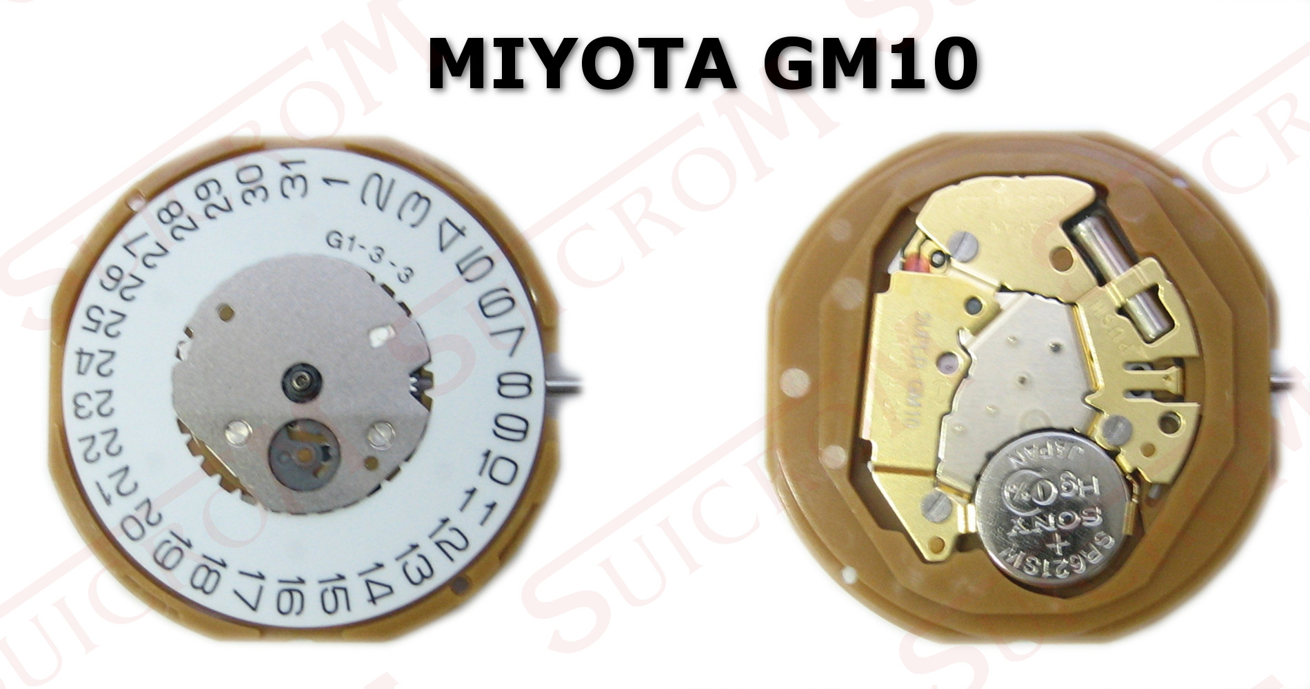 Movimiento Miyota Gm12 Cal/3